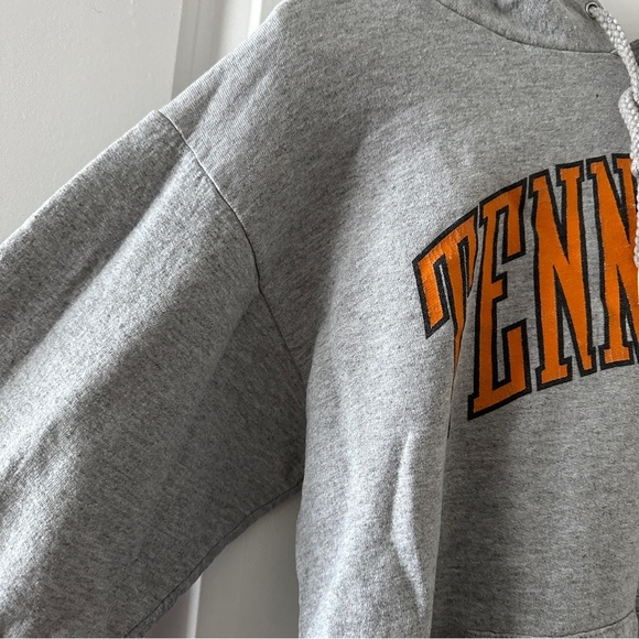 Vintage University of Tennessee Gray Hoodie Vols Sweatshirt Size Small College - Picture 4 of 16